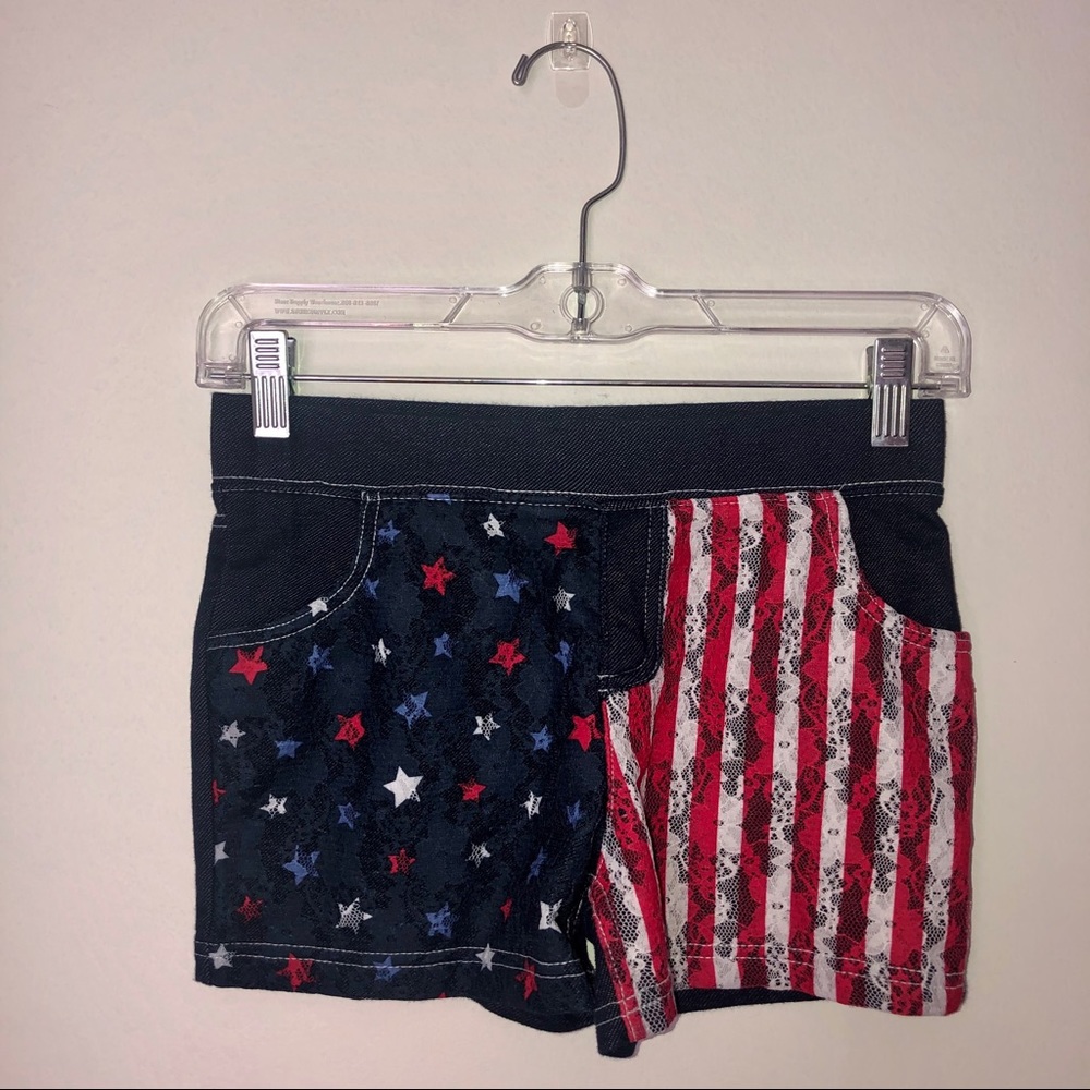 Girls Patriotic Shorts